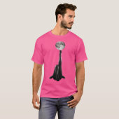 月に立つ脚 Tシャツ (正面フル)