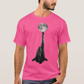 月に立つ脚 Tシャツ (正面)