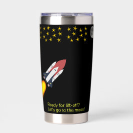 月に絶縁されたタンブラーに行こう 保温保冷タンブラー