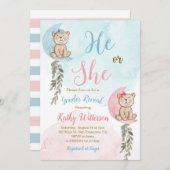 『月に耐える男女の性が示す』 招待状 (正面/裏面)