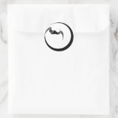 月に蝙蝠 ラウンドシール (バッグ)