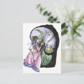 月に表示された会議のポストカード ポストカード (スタンド正面)