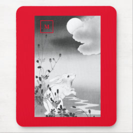 月に関するマウスパッドラビット日本の マウスパッド