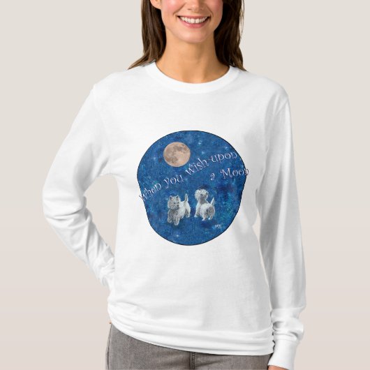 月に願いを ウェスティ Tシャツ (正面)