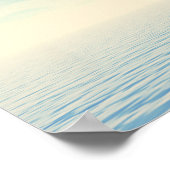 月に飛んでいるは海にハゲのワシ ポスター (角)