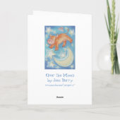 月に「あなたの文字」の挨拶状 カード (裏面)