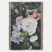 "月に"のブランケット スローブランケット (正面縦)