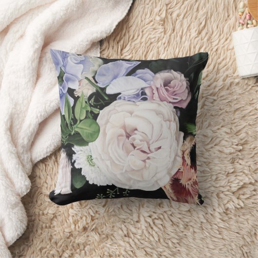 "月に"の枕 クッション (ブランケット)