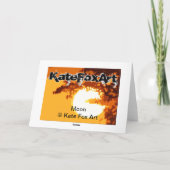 月に カード (裏面)