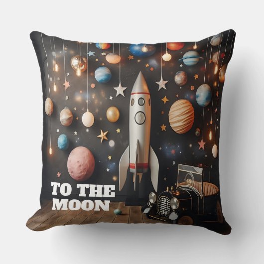 月に クッション (正面)