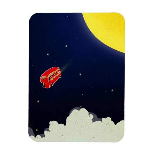 月に マグネット (縦)