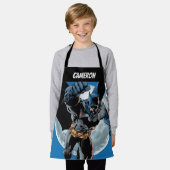 月のあるバットマン エプロン (着用した状態)