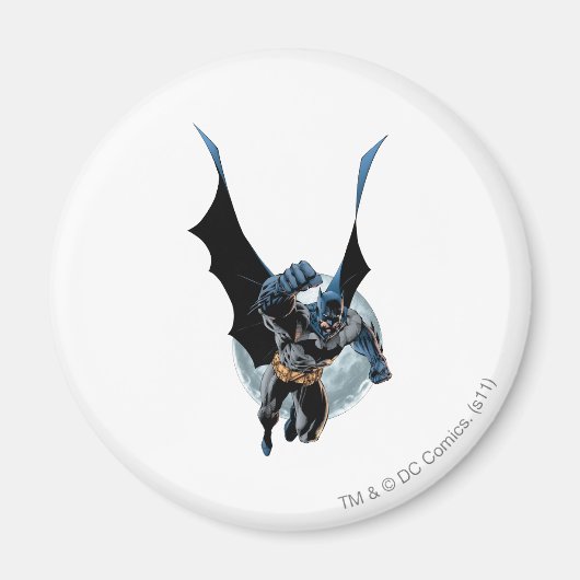 月のあるバットマン マグネット (正面)