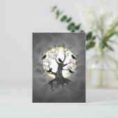 月のあるレイブンの木 ポストカード (スタンド正面)