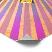 月のある人生の花 ポスター (角)