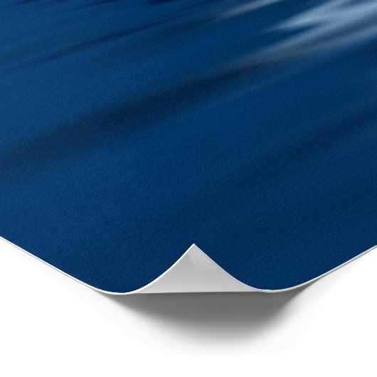 月のある山 ポスター (角)