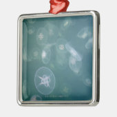 月のくらげ メタルオーナメント (左)