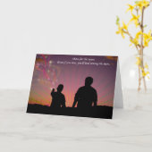 月のためのシュート カード (黄色い花)