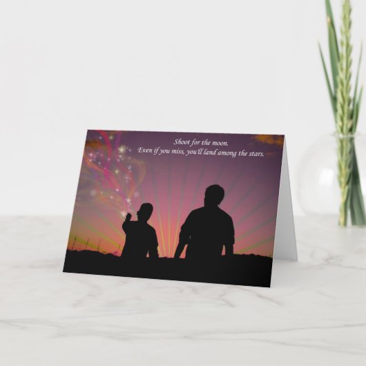 月のためのシュート カード (正面)