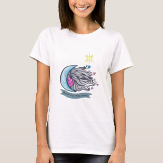 月のためのシュート Tシャツ