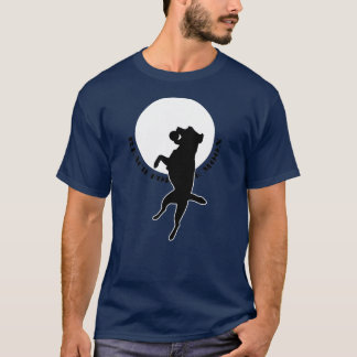 月のためのジャックラッセルテリアの範囲 Tシャツ