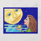 月のはがきに贈る ポストカード (正面)