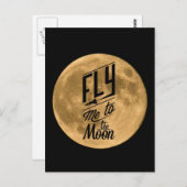 月のはがきに飛んでくれ ポストカード (正面/裏面)