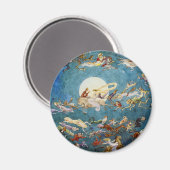 月のまわりに磁石の踊り マグネット (正面/裏面)