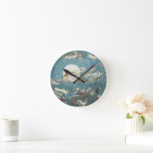 月のまわりの妖精のダンス ラウンド壁時計 (ホーム)