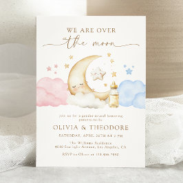 月のように夢見るような天の性別発表パーティー 招待状