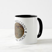 月のように輝き続ける – 天白 マグカップ (正面右)