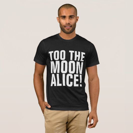 月のアリスに!ヴィンテージTシャツ Tシャツ (正面フル)