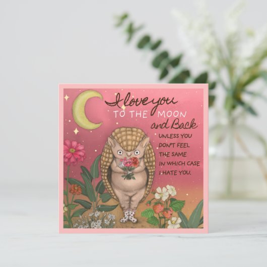 月のアルマジロ記念日にかわいい愛 シーズンカード (スタンド正面)