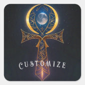 月のアンク スクエアシール (正面)