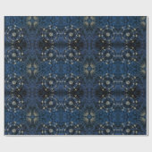 月のアンティークのイラストレーションの段階 ラッピングペーパー (フラット)