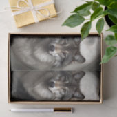 月のウルフパックのデコページ 薄葉紙 (ギフト)