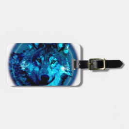 月のオオカミ ラゲッジタグ