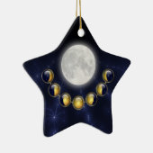 月のオーナメントの生命の月 セラミックオーナメント (右)