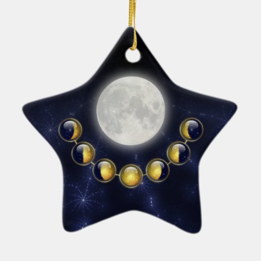 月のオーナメントの生命の月 セラミックオーナメント (裏面)