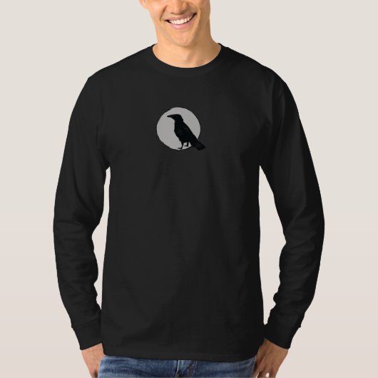 月のカラス Tシャツ (正面)