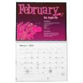 月のカレンダーの2009飲み物(カスタマイズ可能な) カレンダー (2月 2026)