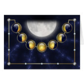 月のカードの生活の月 (正面横)