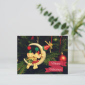 月のクリスマスのネズミ シーズンポストカード (スタンド正面)