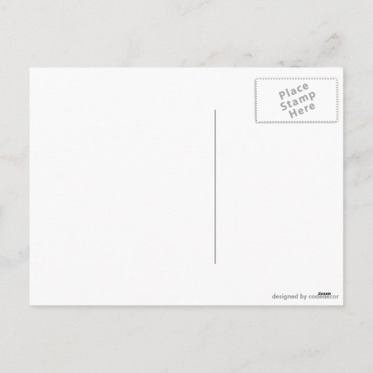 月のクリスマスのネズミ シーズンポストカード (裏面)