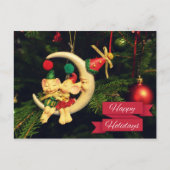 月のクリスマスのネズミ シーズンポストカード (正面)