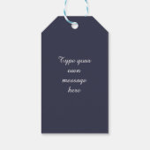 月のクリスマス猫を狙う ギフトタグ (裏面)