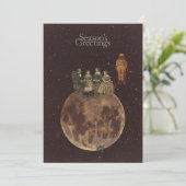 月のクリスマス シーズンカード (スタンド正面)