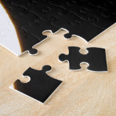 月のクレーター達が撮影を終える ジグソーパズル (側面)