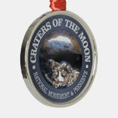 月のクレーター メタルオーナメント (右)