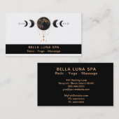 *~*月のコスモスシャーマン月相宇宙 名刺 (正面/裏面)